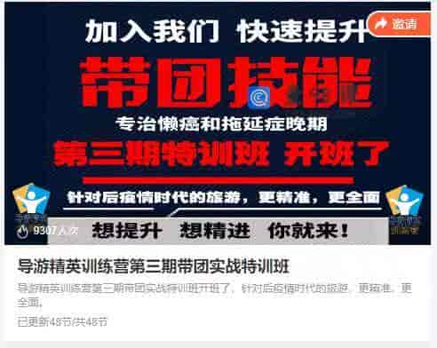 10994   导游精英训练营第三期带团实战特训班
