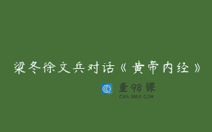 梁冬徐文兵对话《黄帝内经》